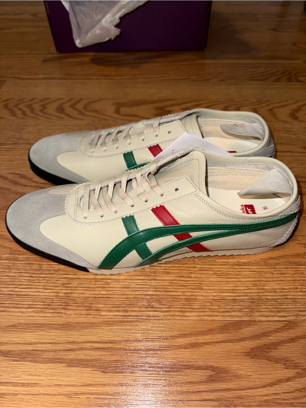 Onitsuka Tiger Mexico 66 Deluxe Nippon Made Cream/Green
